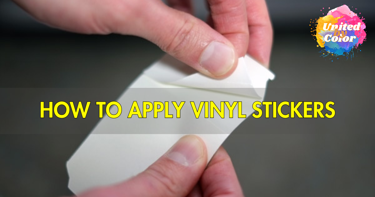 How to Apply Vinyl Stickers A Guide to Applying Vinyl Stickers