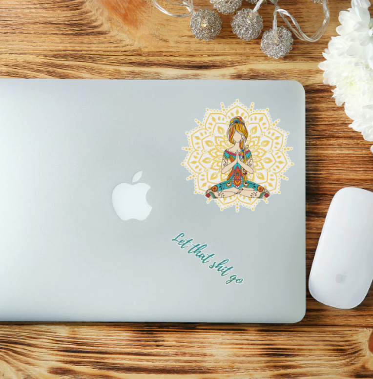 Let That Shit Go Namaste Yoga Girl