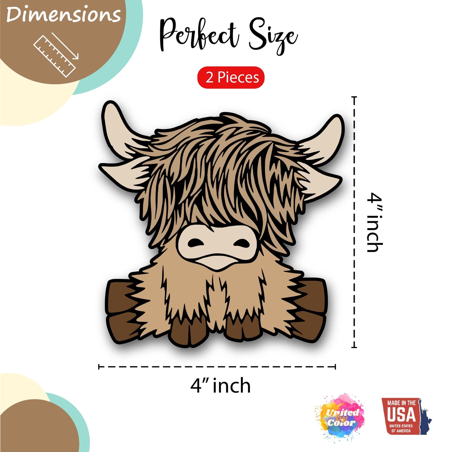 Highland Cow (2 Pack)