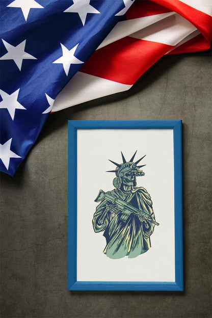 Statue of Liberty Patriotic (2 Pack)