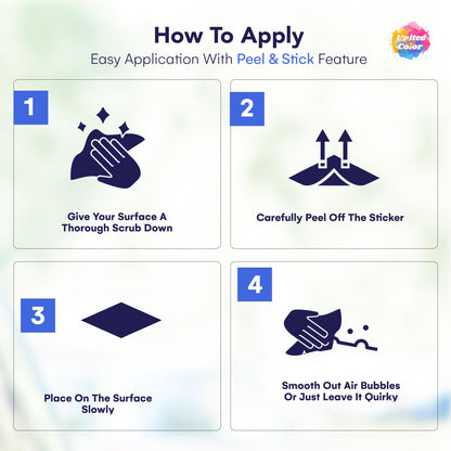 American Flag Sticker (4 Pack) - Fade Resistant - Waterproof