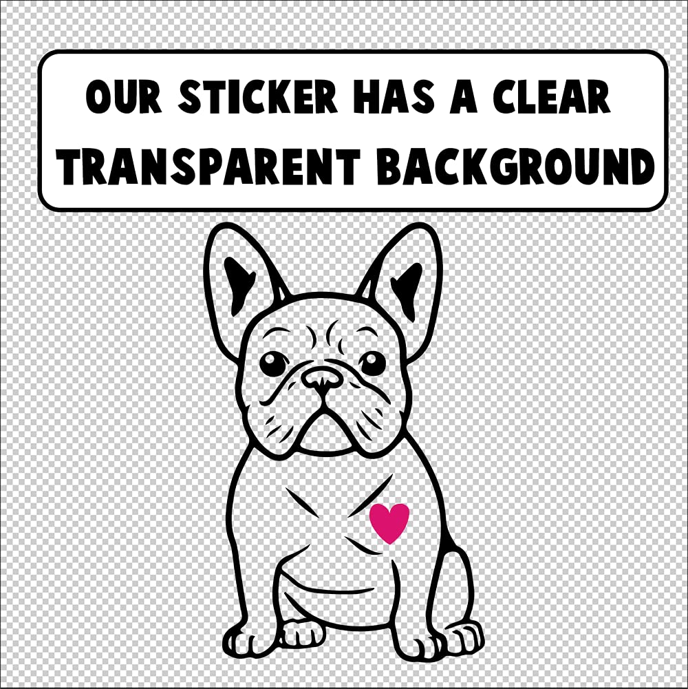 French Bulldog Sticker (1 Pack) - Fade Resistant - Waterproof