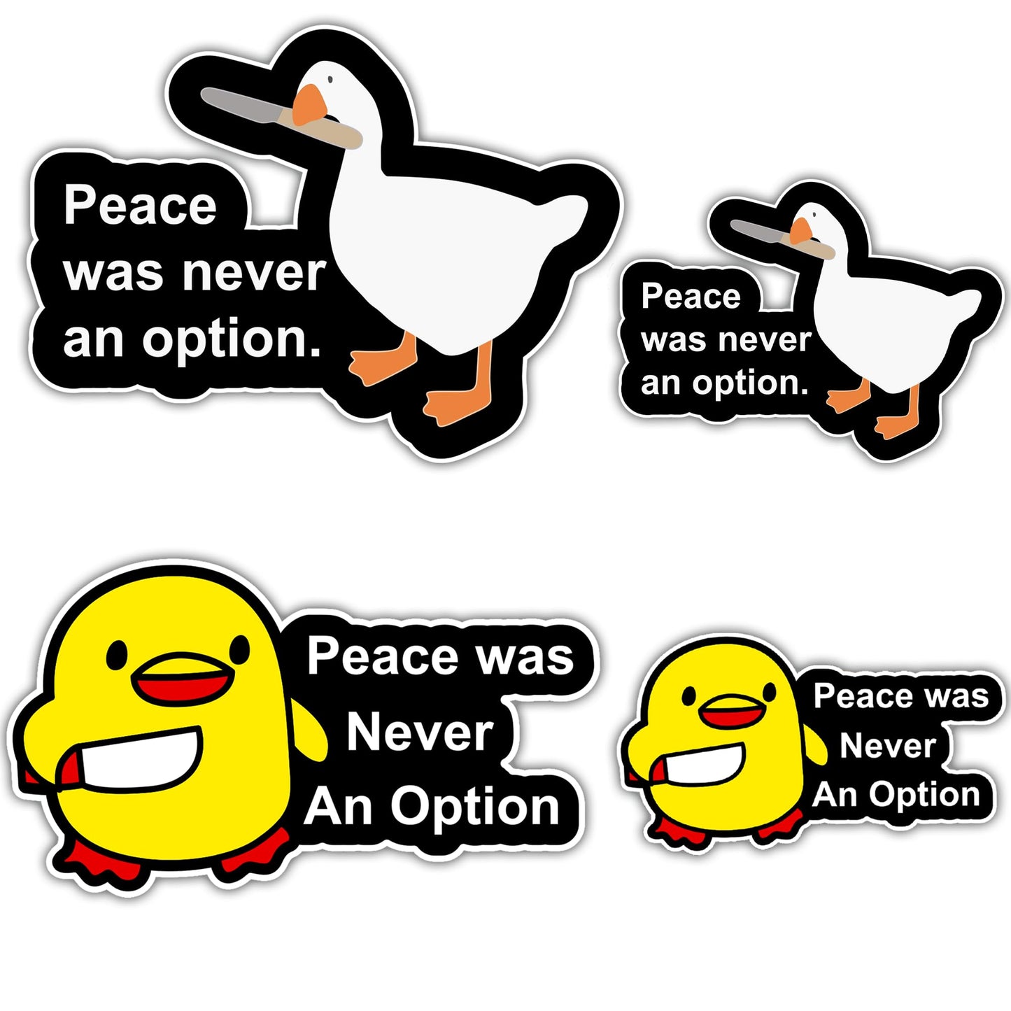 Peace Was Never An Option (4 Pack)