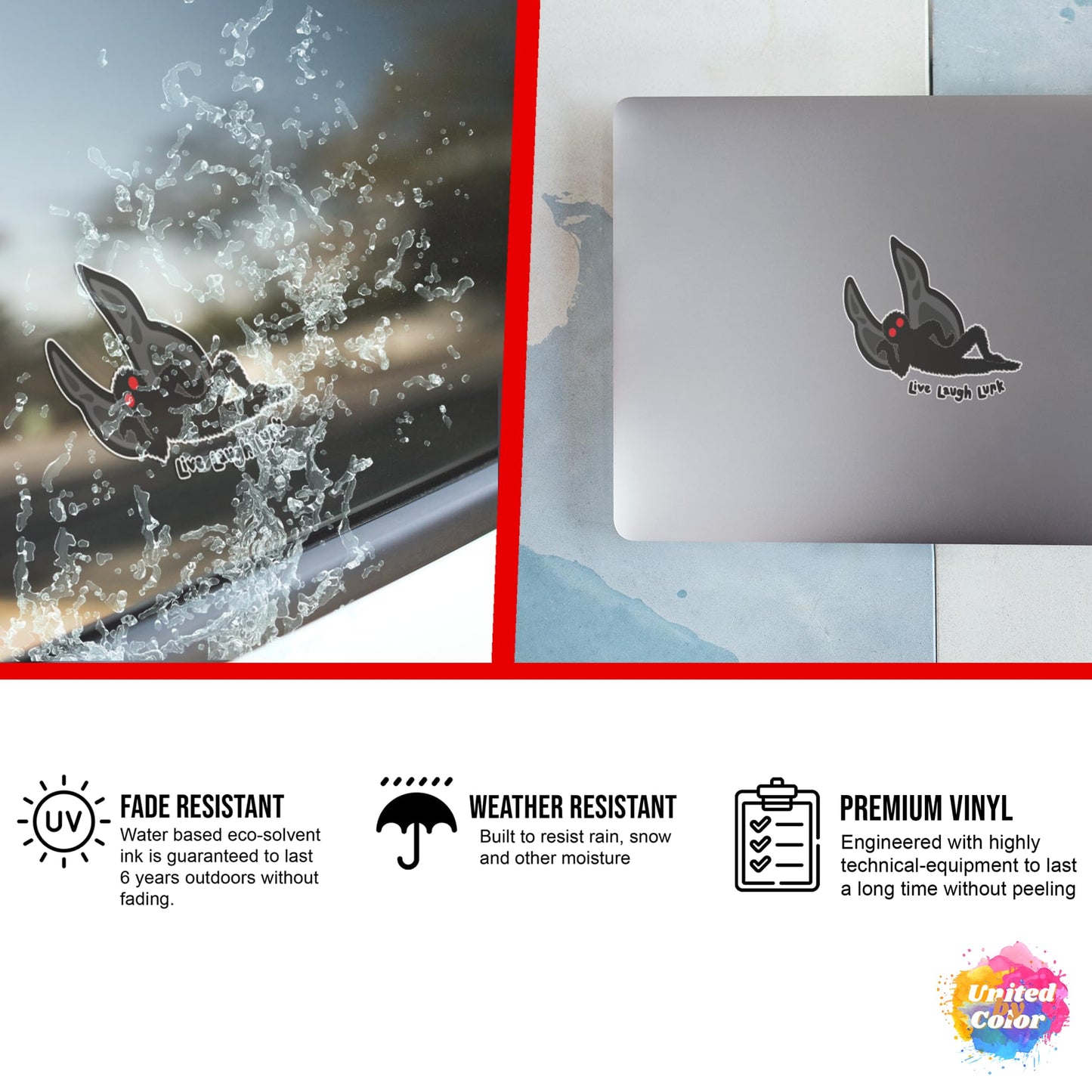 Mothman Live Laugh Lurk (2 Pack)