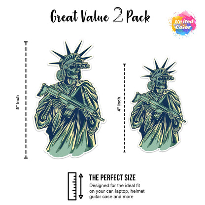 Statue of Liberty Patriotic (2 Pack)