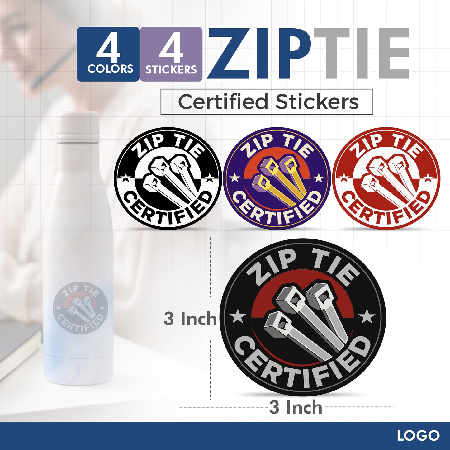 Zip Tie Certified (4 Pack)