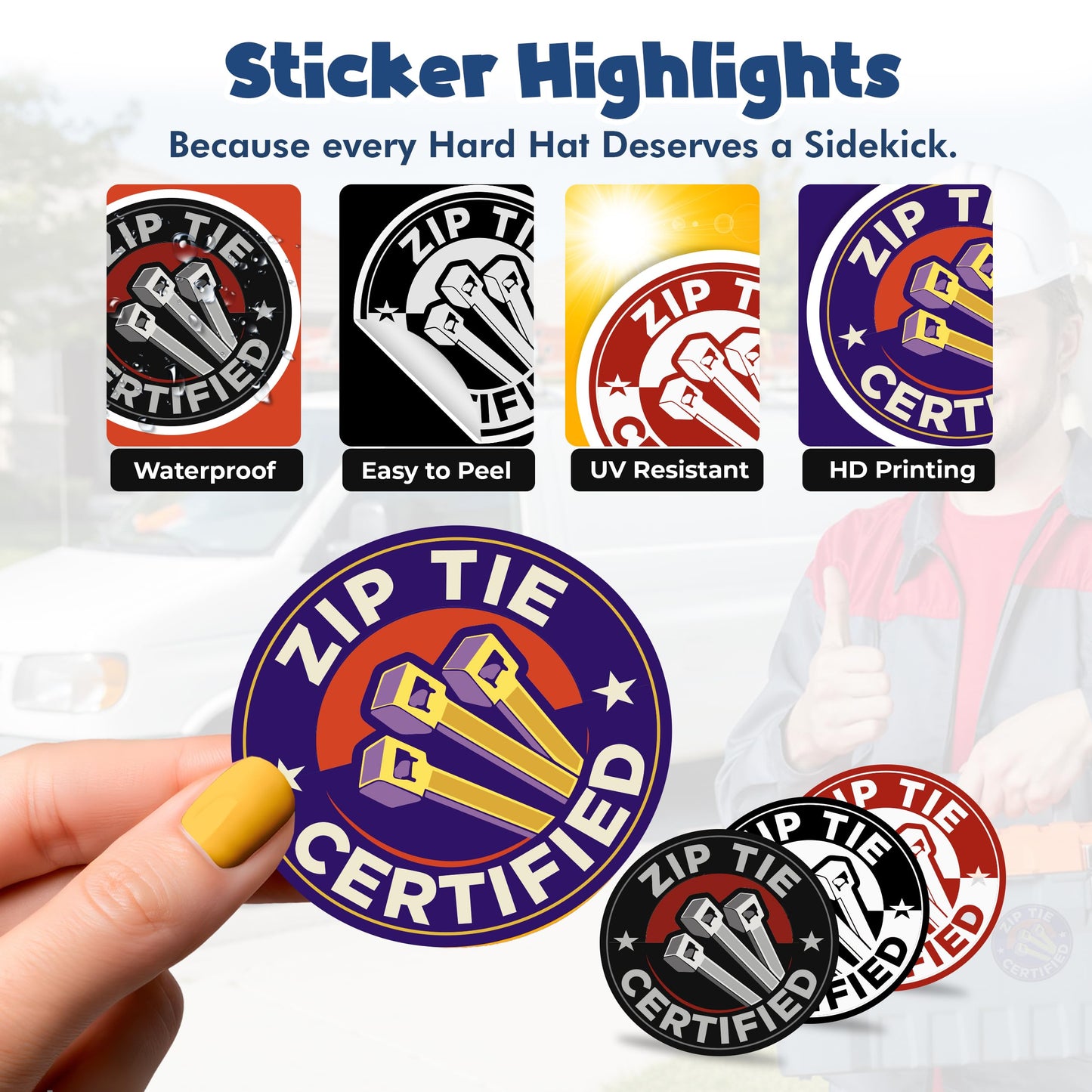 Zip Tie Certified (4 Pack)