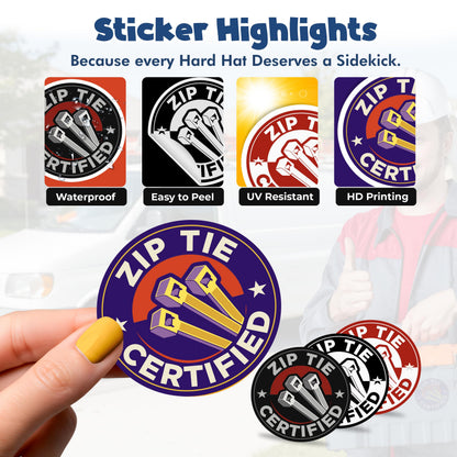 Zip Tie Certified (4 Pack)