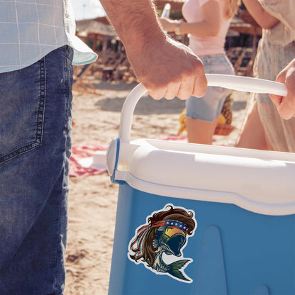 Mullet Bass with US Flag Bandana (2 Pack)