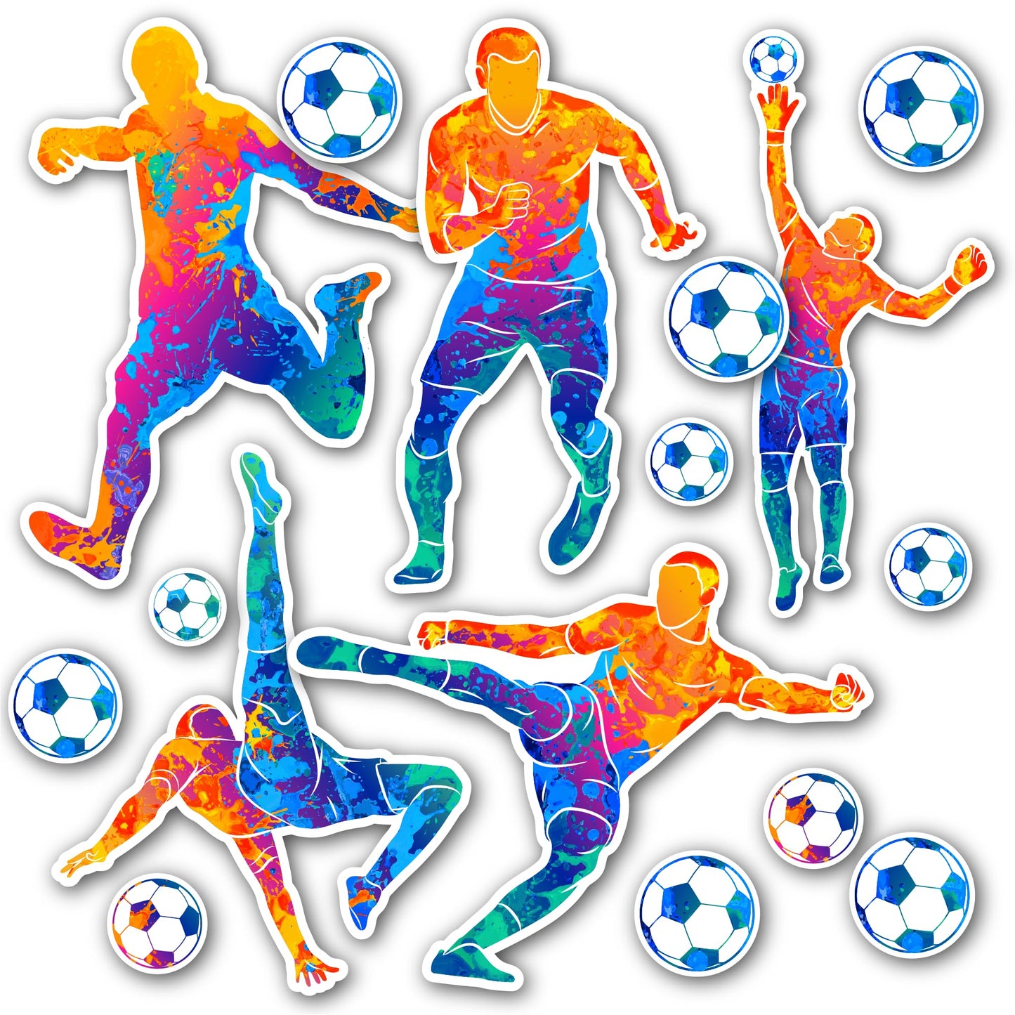 Soccer Stickers (16 Pack)