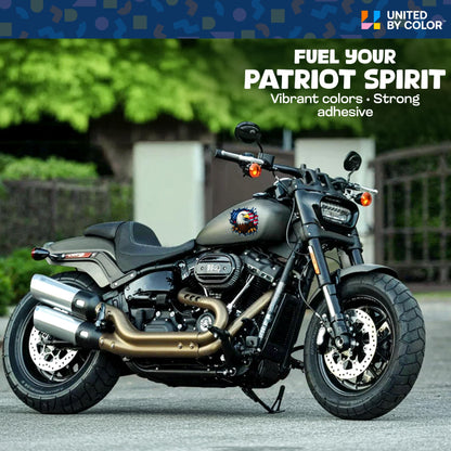 American Flag Stickers (4 Pack) - Fade Resistant - Waterproof