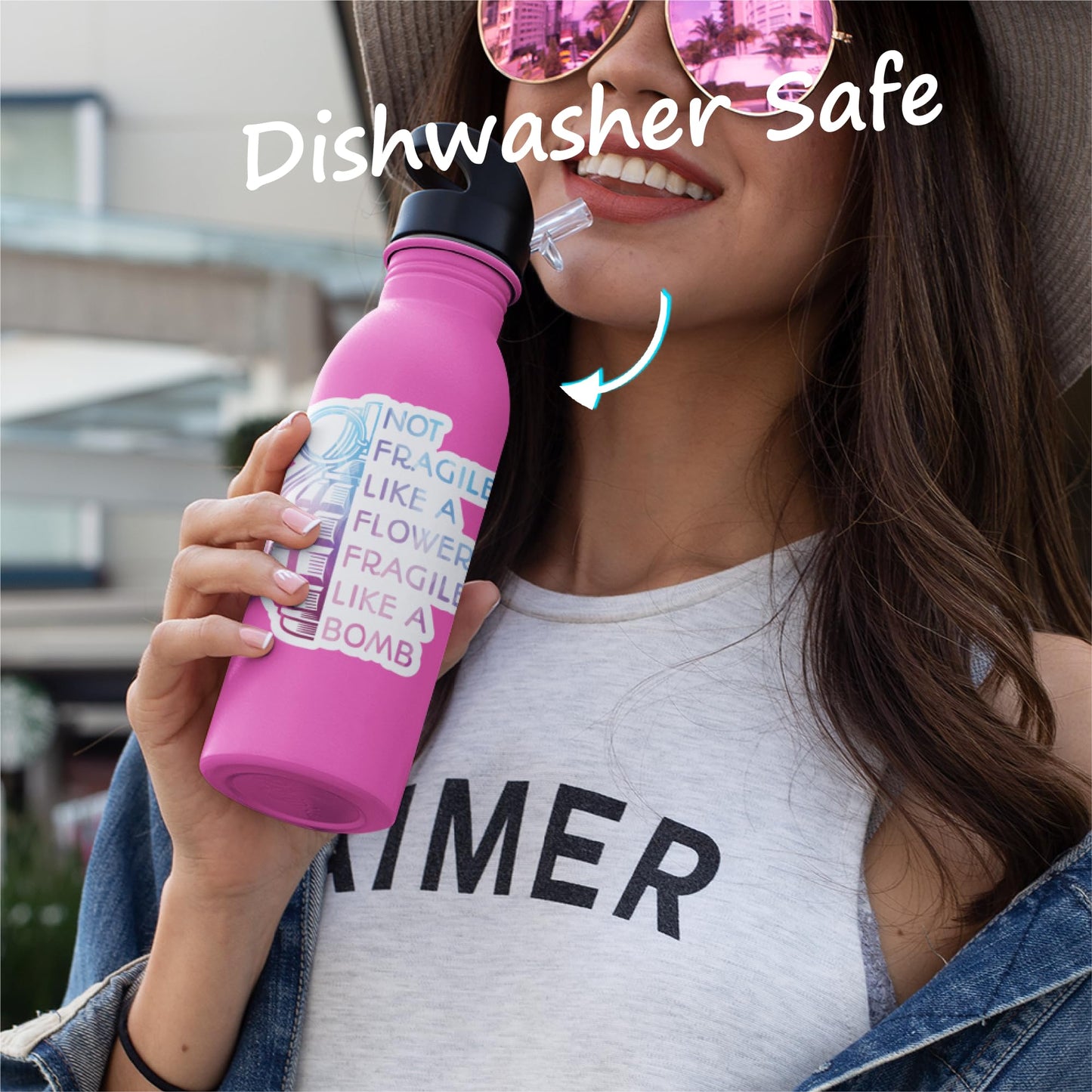 Not Fragile Like A Flower Fragile Like A Bomb (2 Pack)