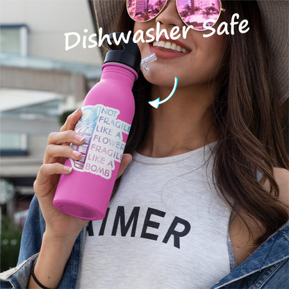 Not Fragile Like A Flower Fragile Like A Bomb (2 Pack)