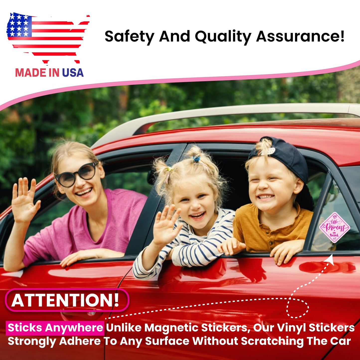 Little Princess On Board (2 Pack)