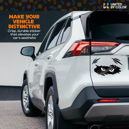 Peeking Monster Sticker (5 Pack) - Fade Resistant - Waterproof