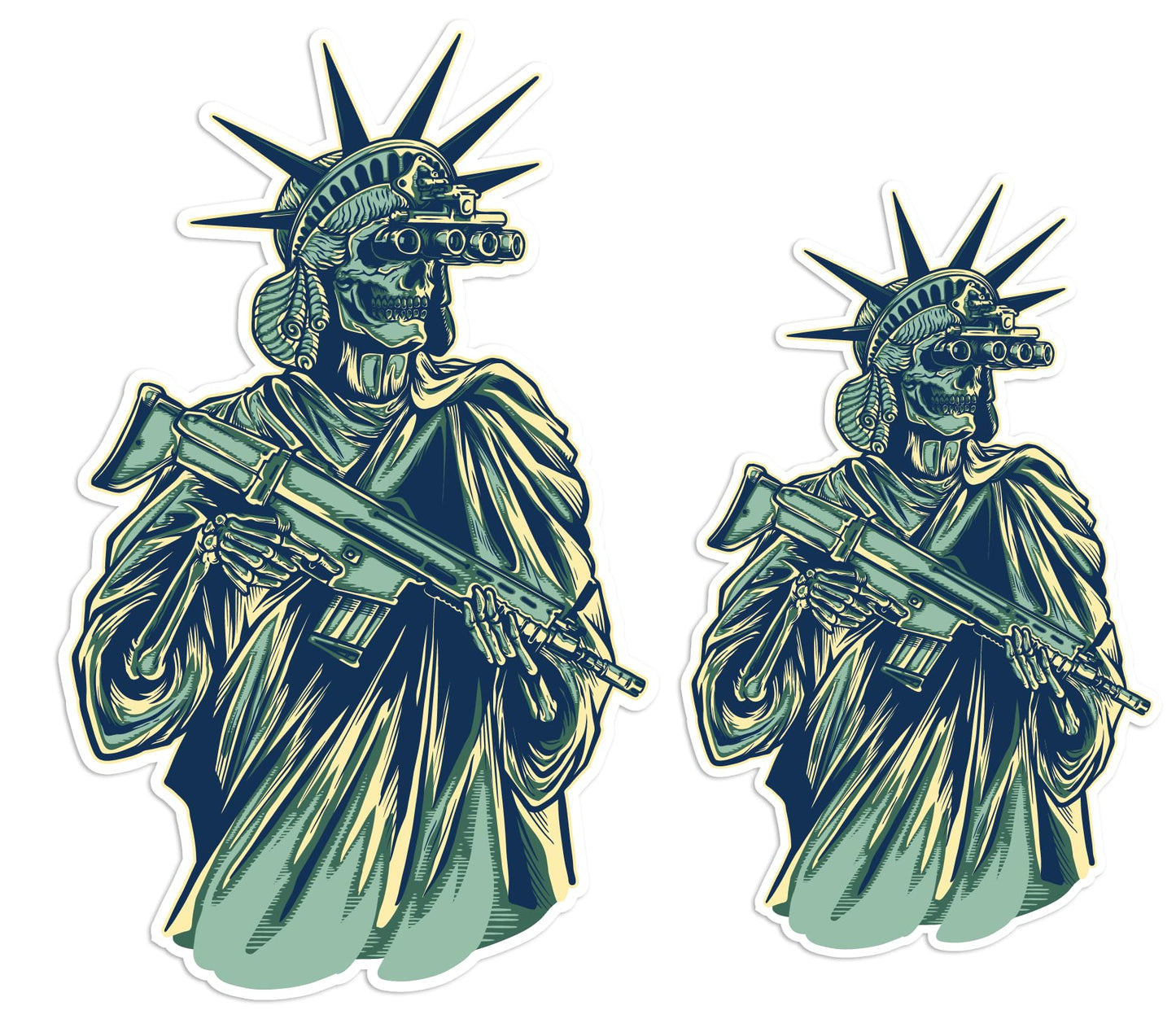 Statue of Liberty Patriotic (2 Pack)