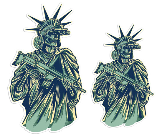 Statue of Liberty Patriotic (2 Pack)