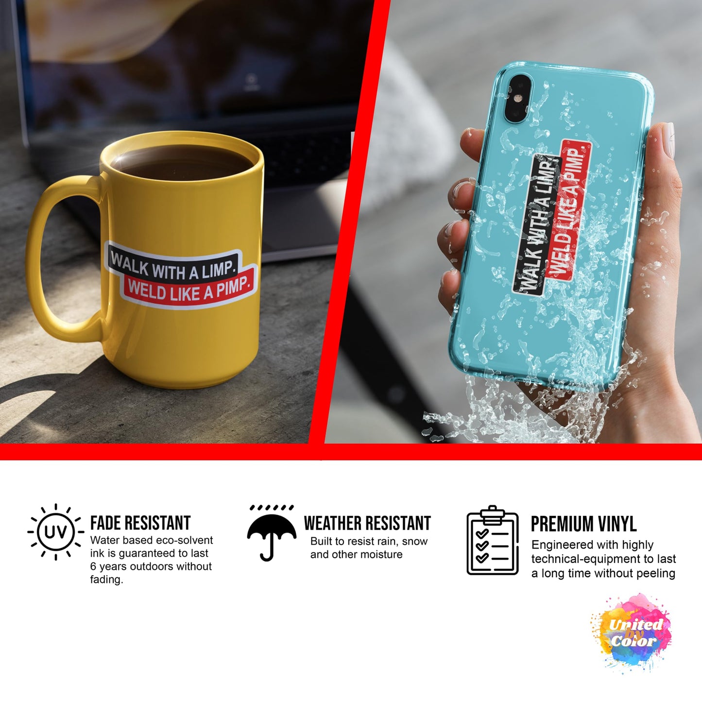 Walk with a Limp Weld Like a Pimp (2 Pack)