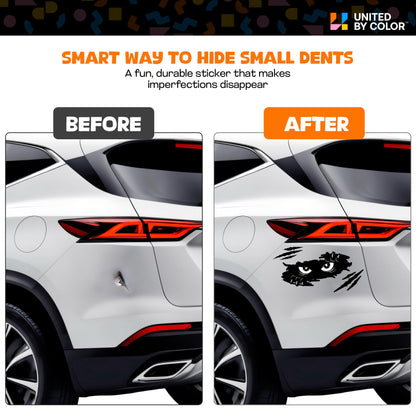 Peeking Monster Sticker (5 Pack) - Fade Resistant - Waterproof