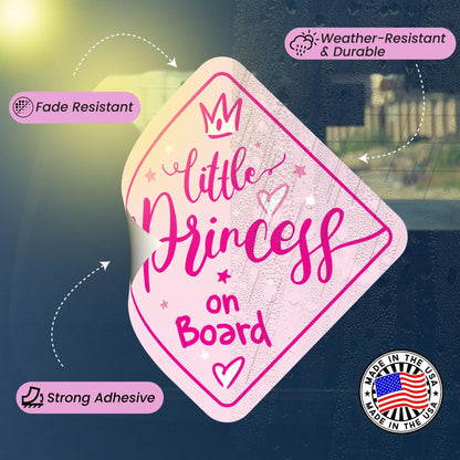 Little Princess On Board (2 Pack)