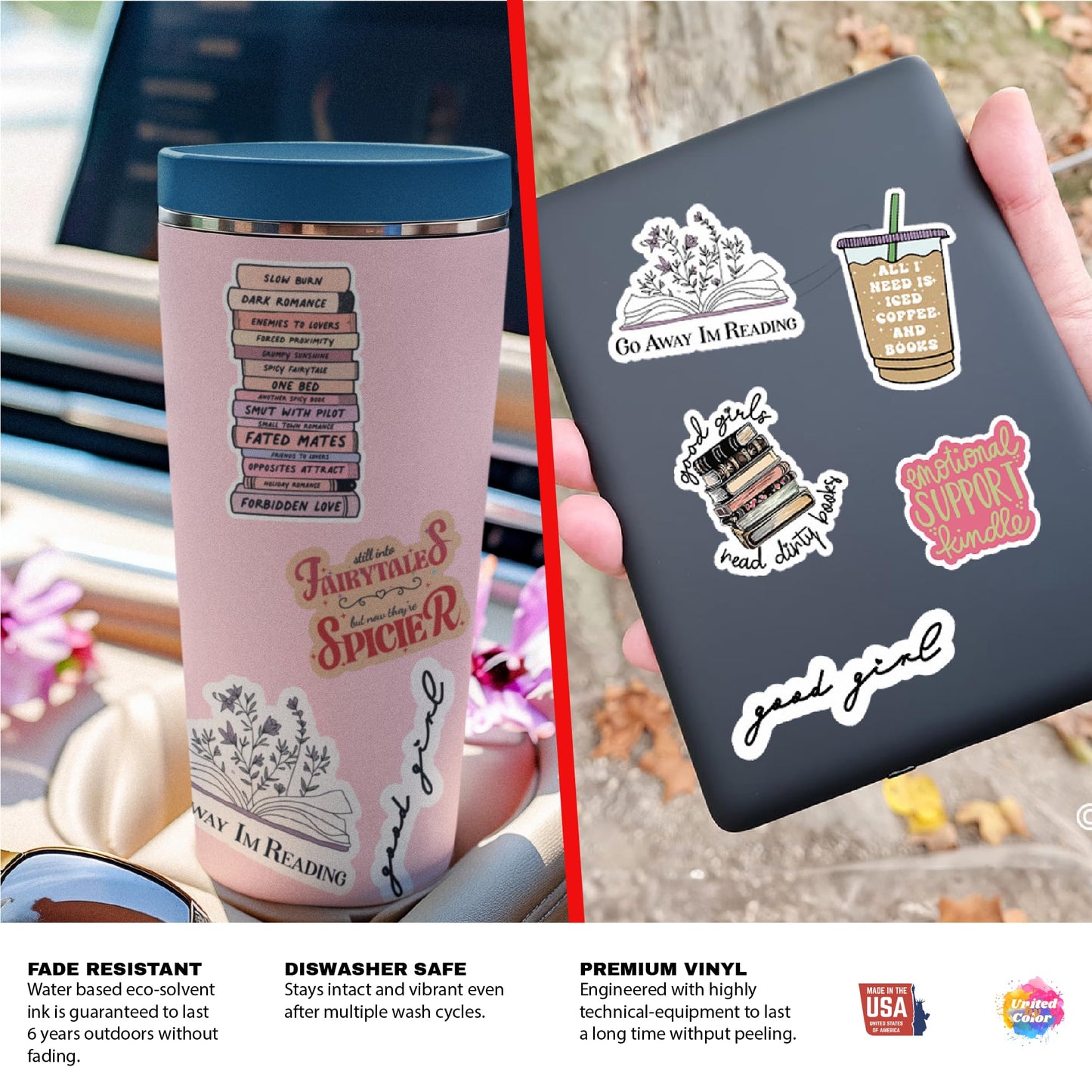 Kindle Stickers (9 Pack)