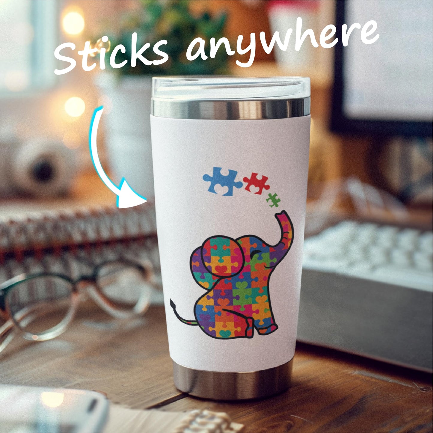 Autism Awareness Stickers (2 Pack)- Fade Resistant - Waterproof