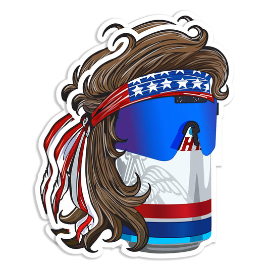 Beer Stickers (2 Pack)  - Fade Resistant - Waterproof