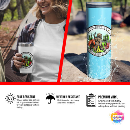 Go Outside Worst Case Scenario A Bear Kills You (2 Pack)